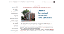 Desktop Screenshot of cheshiredem.org